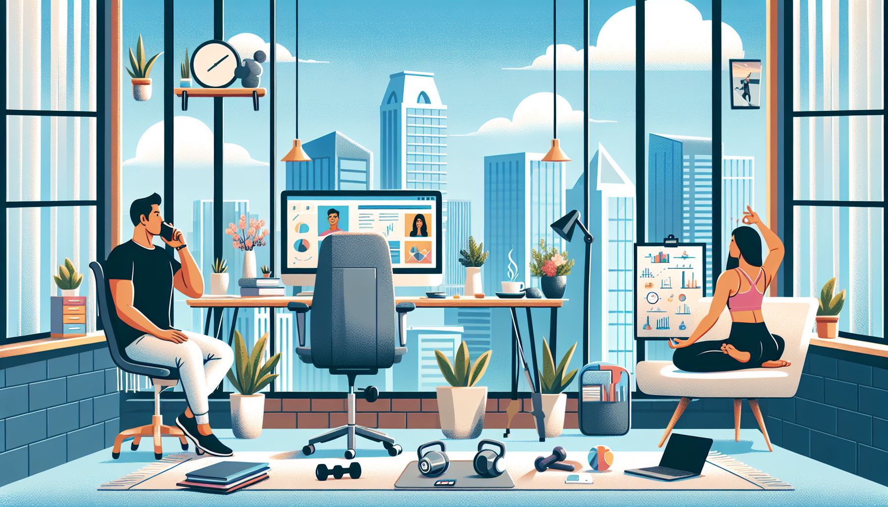 Pemandangan Remote Working